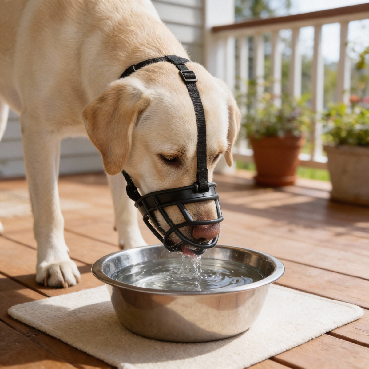 Breathable Dog Muzzle for Biting & Barking Control