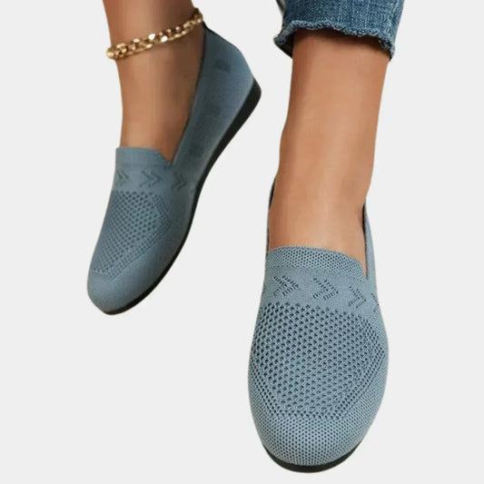 Breathable Knit Slip-On Loafers
