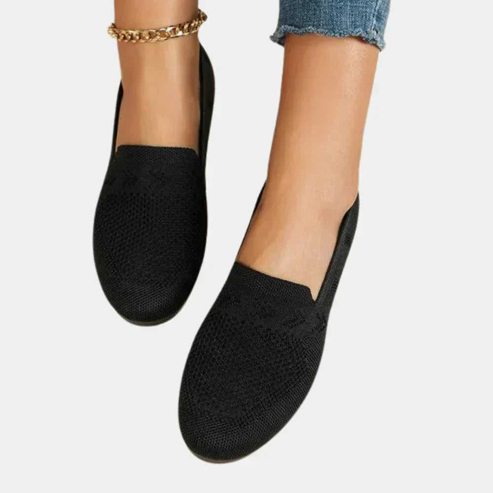 Breathable Knit Slip-On Loafers