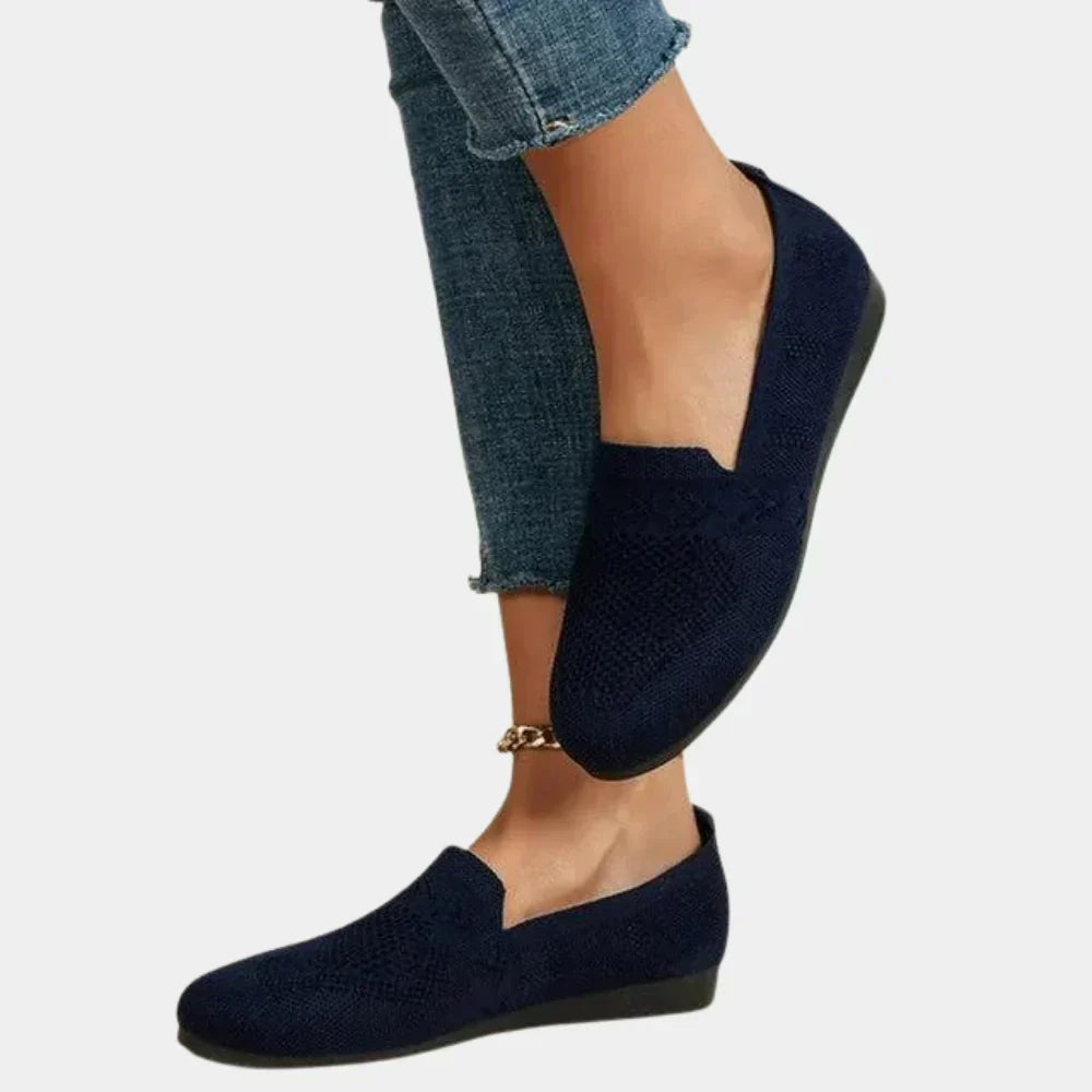Breathable Knit Slip-On Loafers