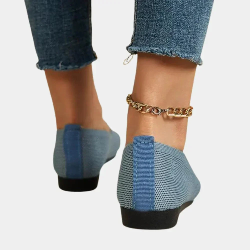 Breathable Knit Slip-On Loafers