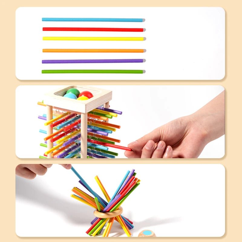 Children's Montessori Counting Rods for Educational Learning