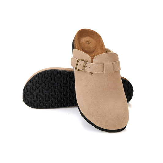 Classic Closed-Toe Cork Sandals
