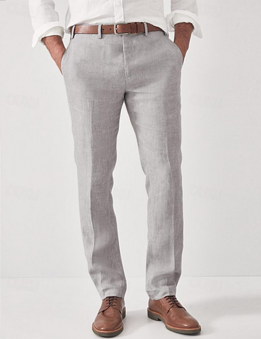 Comfortable Men's Linen Trousers