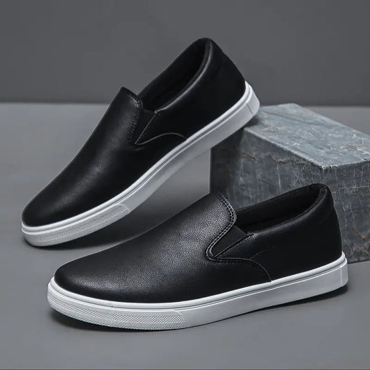 Comfortable Slip-On Loafers with Elastic Panels