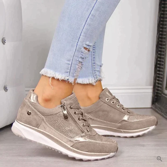 Comfortable Sneakers with Zipper