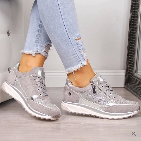 Comfortable Sneakers with Zipper