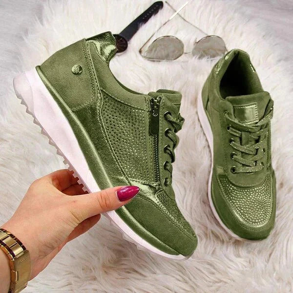 Comfortable Sneakers with Zipper