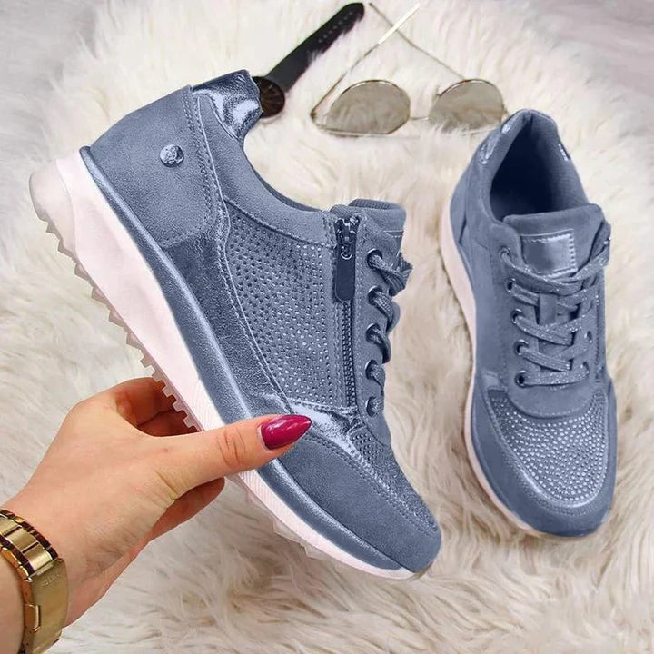 Comfortable Sneakers with Zipper