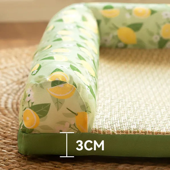 Cooling Mat for Cats with Raised Rim