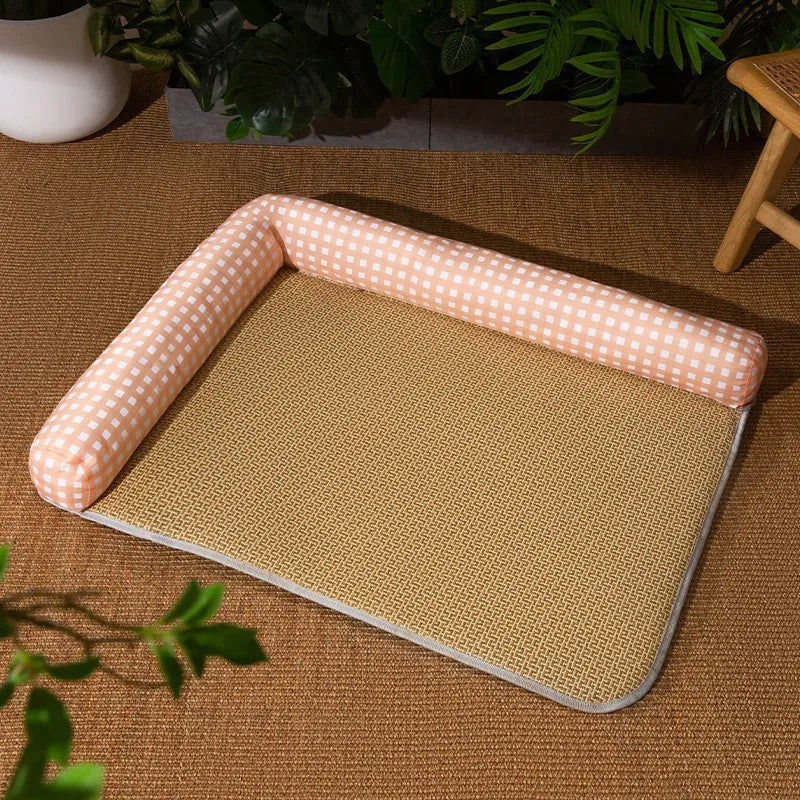 Cooling Mat for Cats with Raised Rim