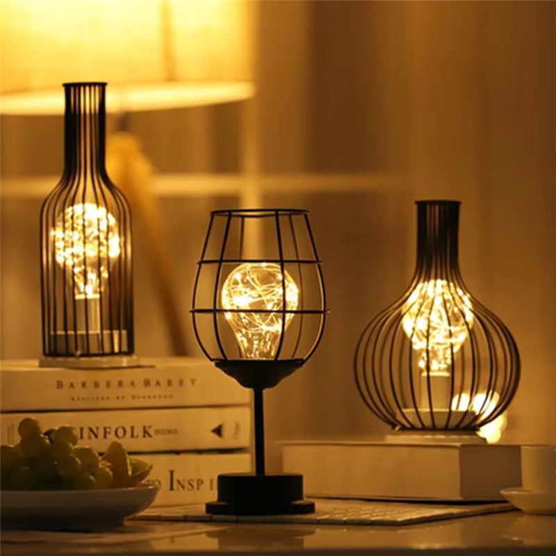 Cordless Ambient Lamp Set – 3 Unique Wine-Inspired LED Table Lights