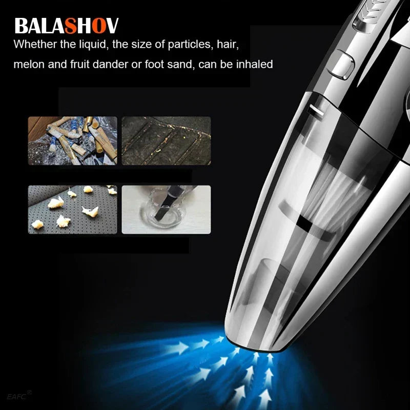 Cordless Handheld Vacuum Cleaner for Car and Home Cleaning