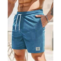 Corduroy Relaxed Fit Drawstring Shorts