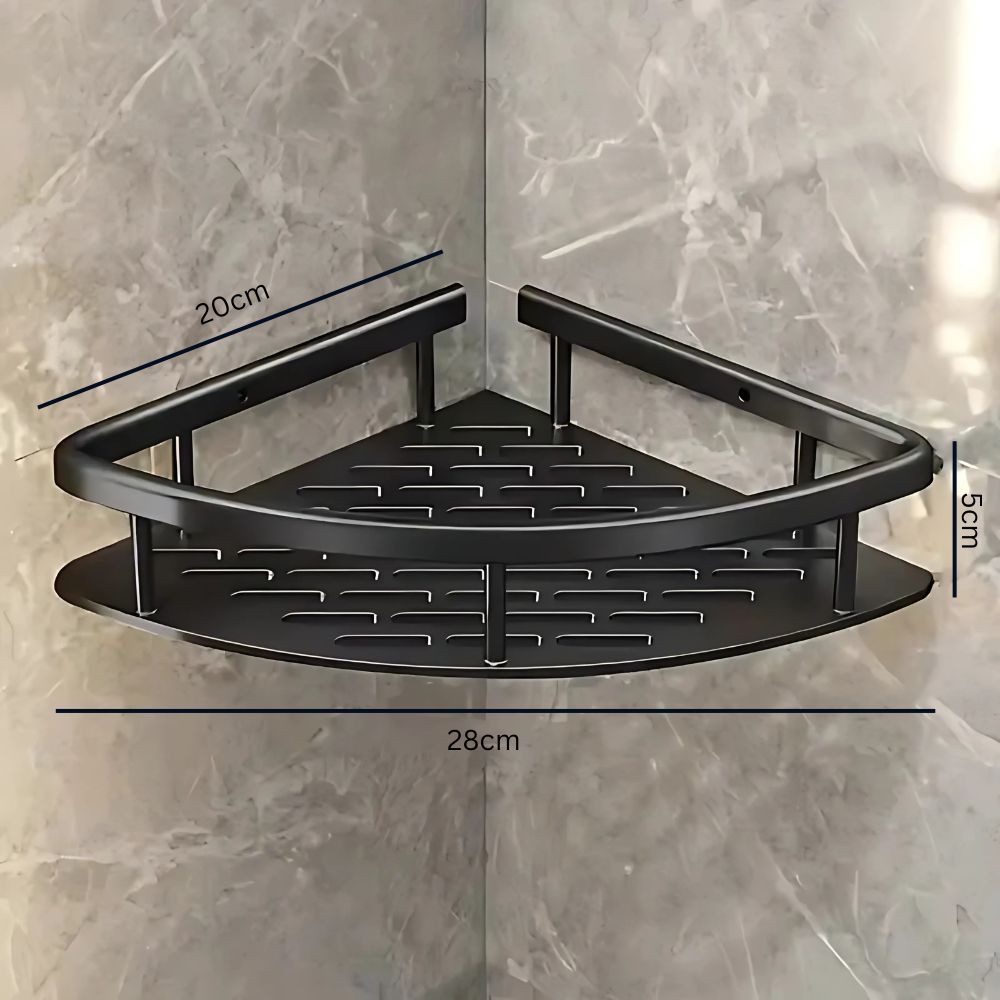 Corner Shower Shelf with Drainage