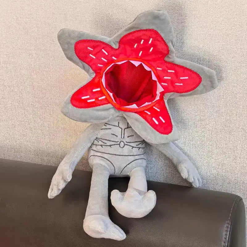 Demogorgon Plush Toy - 25 cm Soft Grey Monster for Kids and Halloween