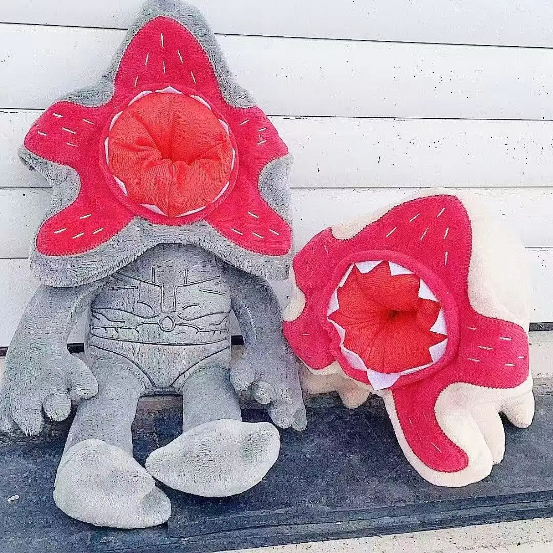 Demogorgon Plush Toy - 25 cm Soft Grey Monster for Kids and Halloween