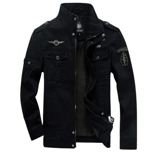 Durable Utility Jacket with Patches