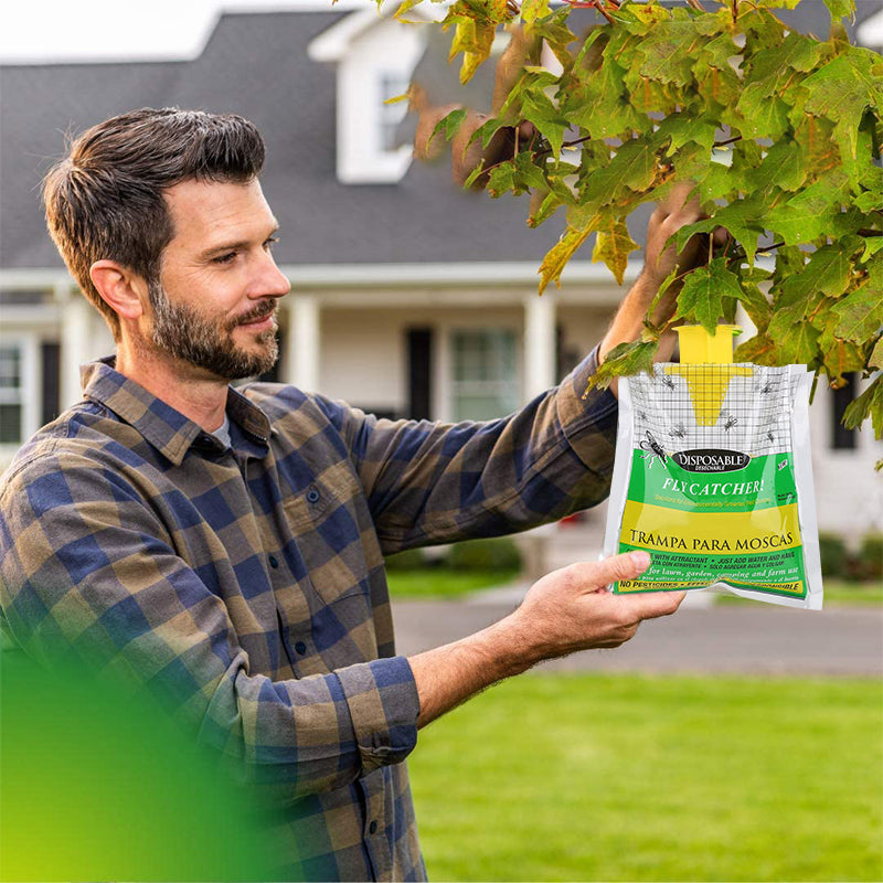 Effective Outdoor Fly Trap with Disposable Bag