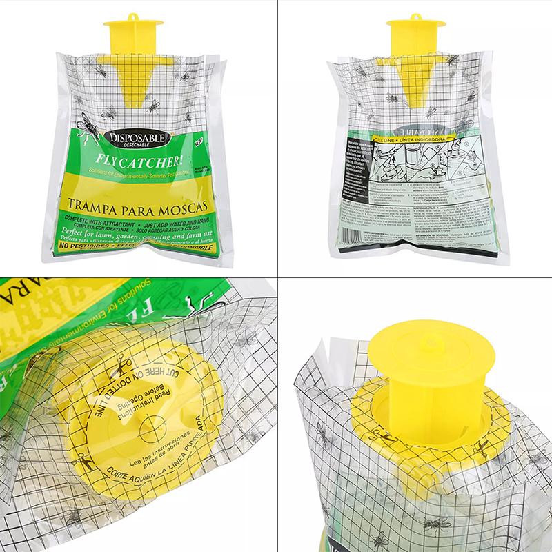 Effective Outdoor Fly Trap with Disposable Bag