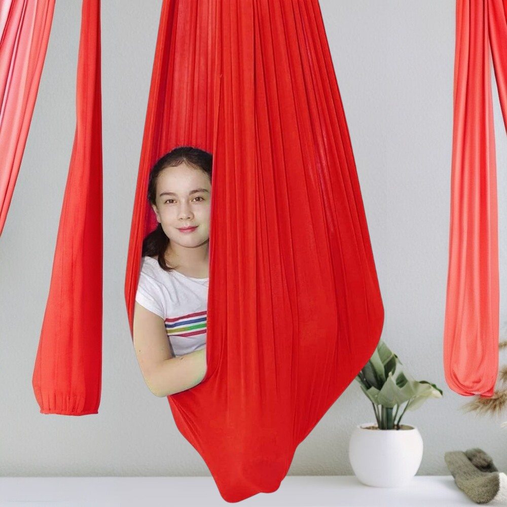 Elastic Fabric Sensory Therapy Swing for Kids & Special Needs