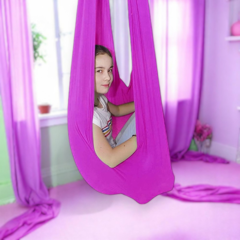 Elastic Fabric Sensory Therapy Swing for Kids & Special Needs