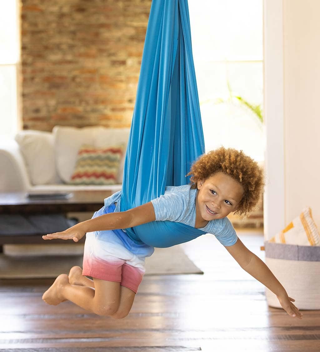 Elastic Fabric Sensory Therapy Swing for Kids & Special Needs