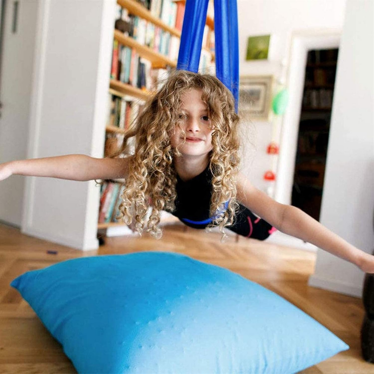 Elastic Fabric Sensory Therapy Swing for Kids & Special Needs