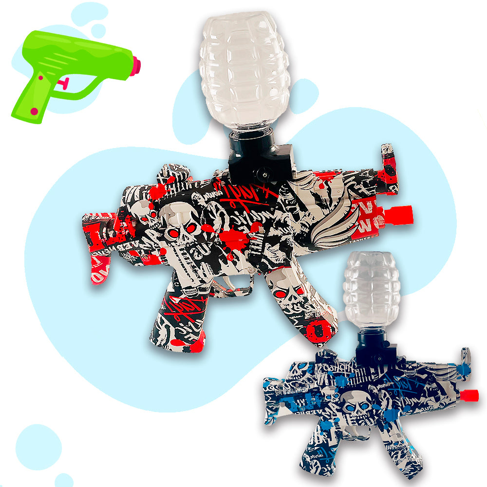Electric Gel Blaster Submachine Gun - Incl. Gel Balls - 20+ Meter Range