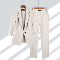 Elegant Blazer and Trousers Set for Women