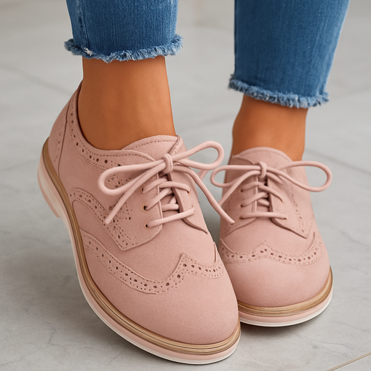 Elegant Leather Lace-Up Shoes for Autumn