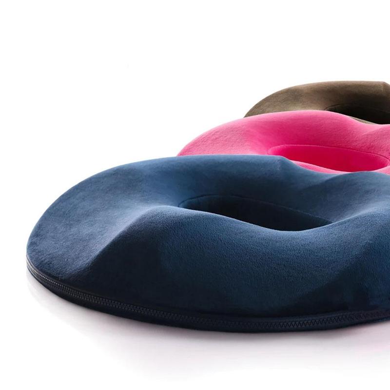 Ergonomic Donut Seat Cushion for Pressure Relief and Sitting Support