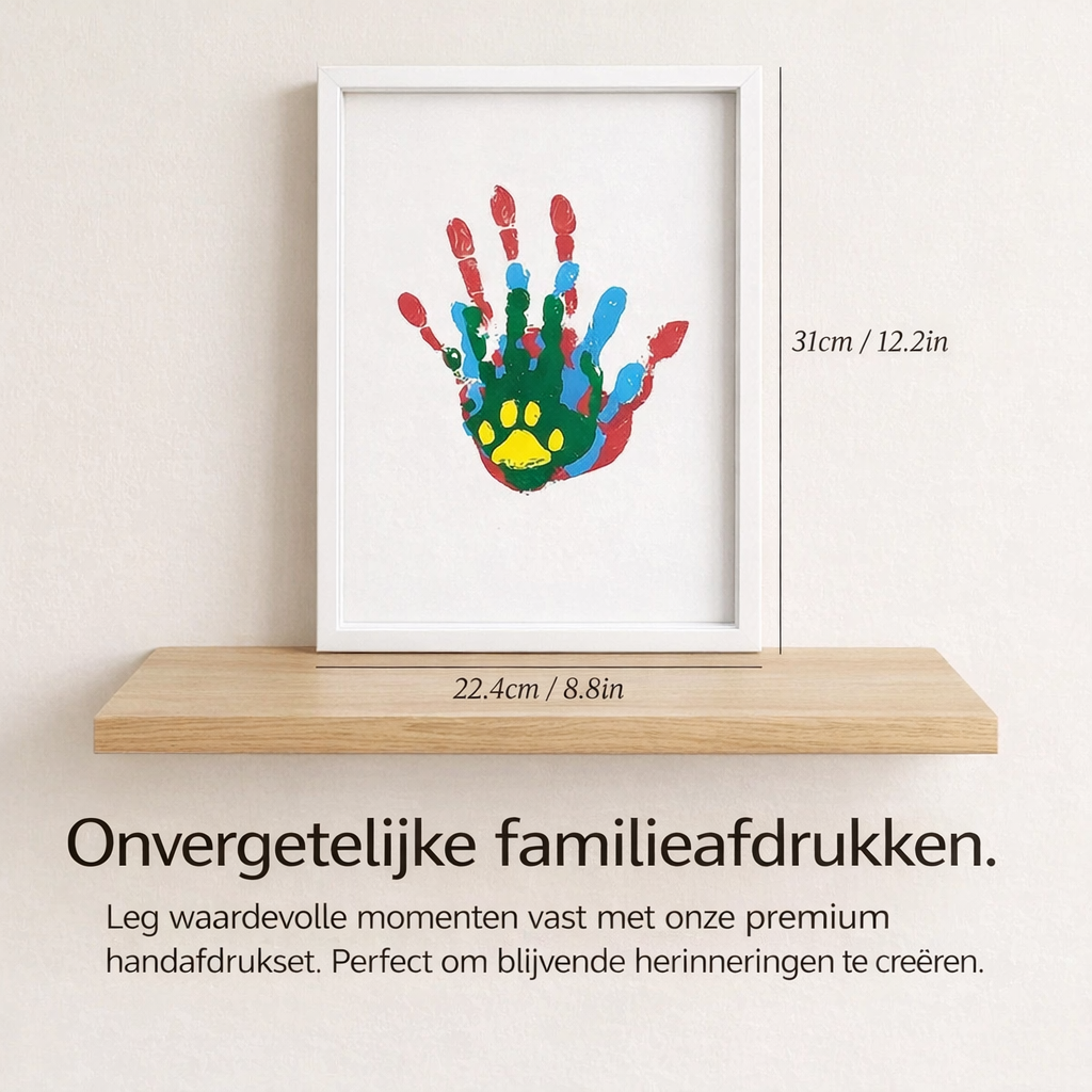 Family Portrait - Handprint Portrait Gift