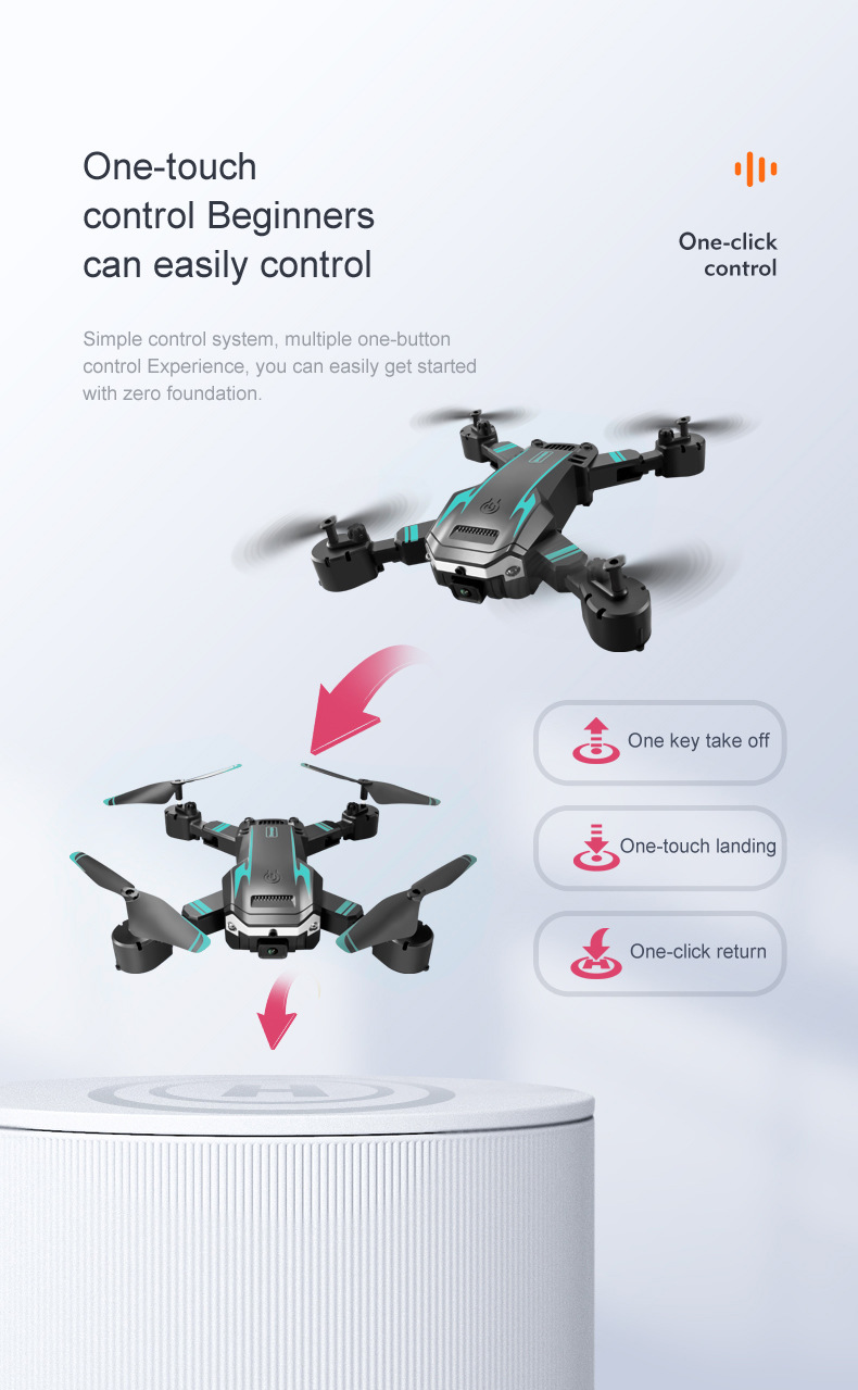 Foldable 8K Drone with Dual Camera and Obstacle Avoidance