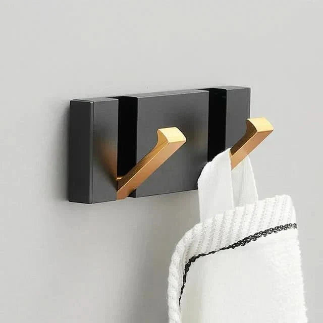 Folding Metal Wall Hook with Multiple Hooks – Space-Saving and Modern