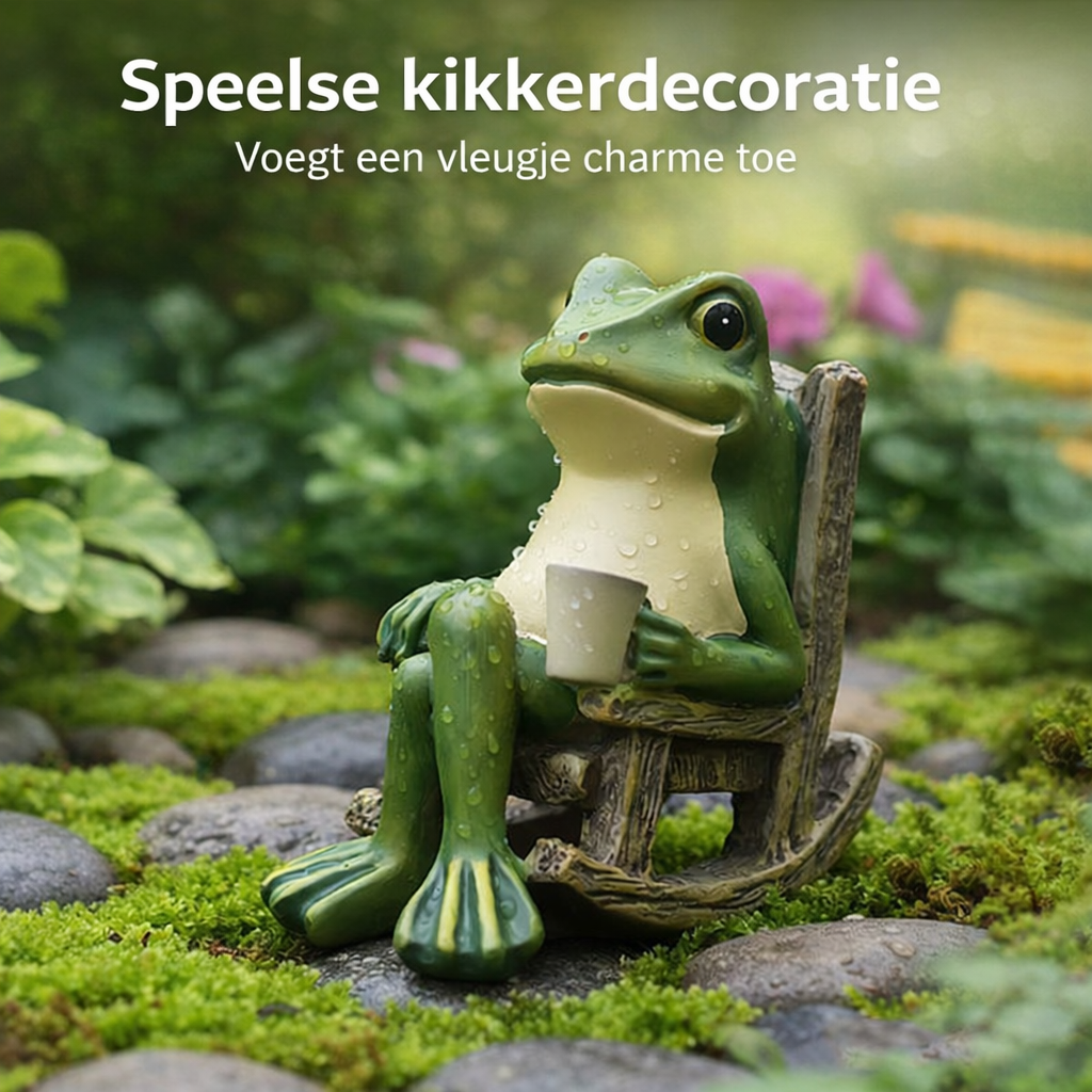 Frog Solar Garden LED Light Outdoor Pond Decor