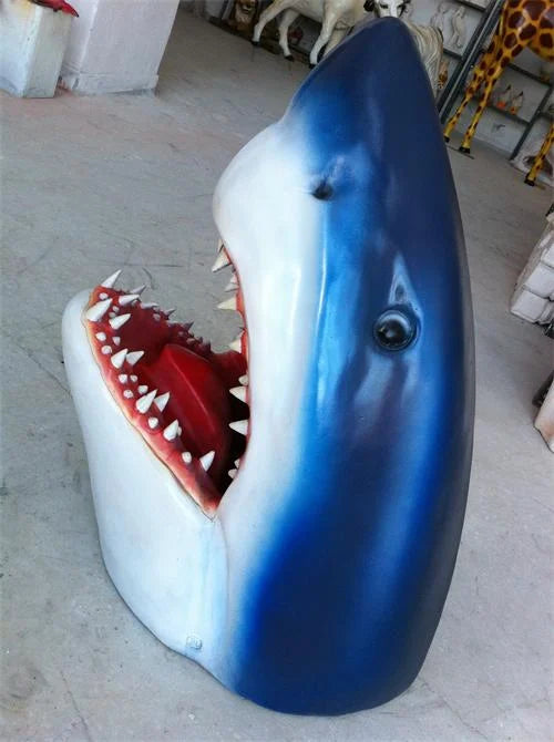 Great White Shark Garden Decoration