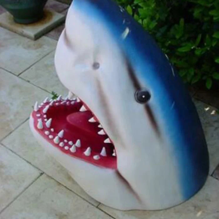 Great White Shark Garden Decoration