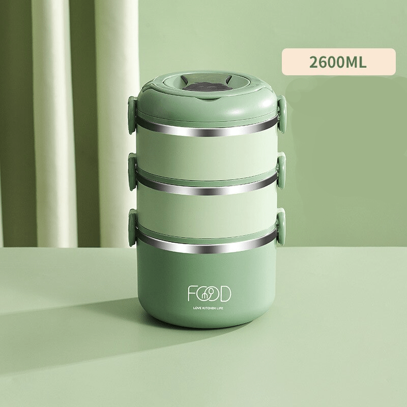 Green Stainless Steel Lunch Box