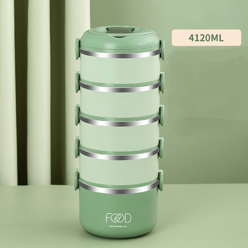 Green Stainless Steel Lunch Box
