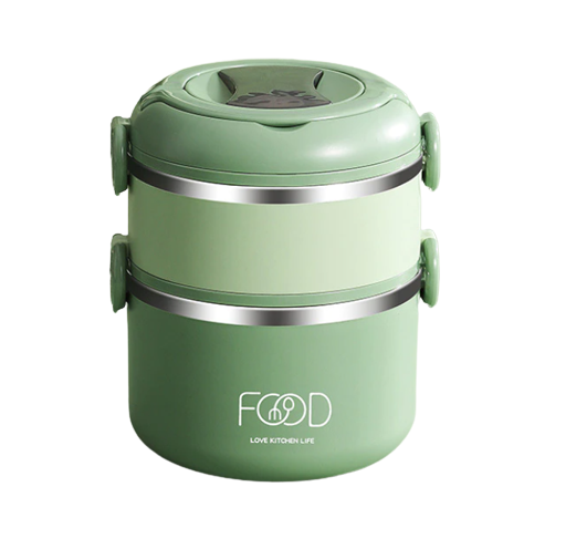 Green Stainless Steel Lunch Box