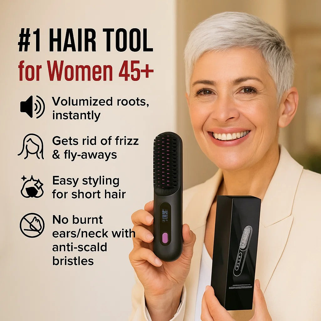 Hair Straightening Comb for Fast, Smooth, and Safe Styling