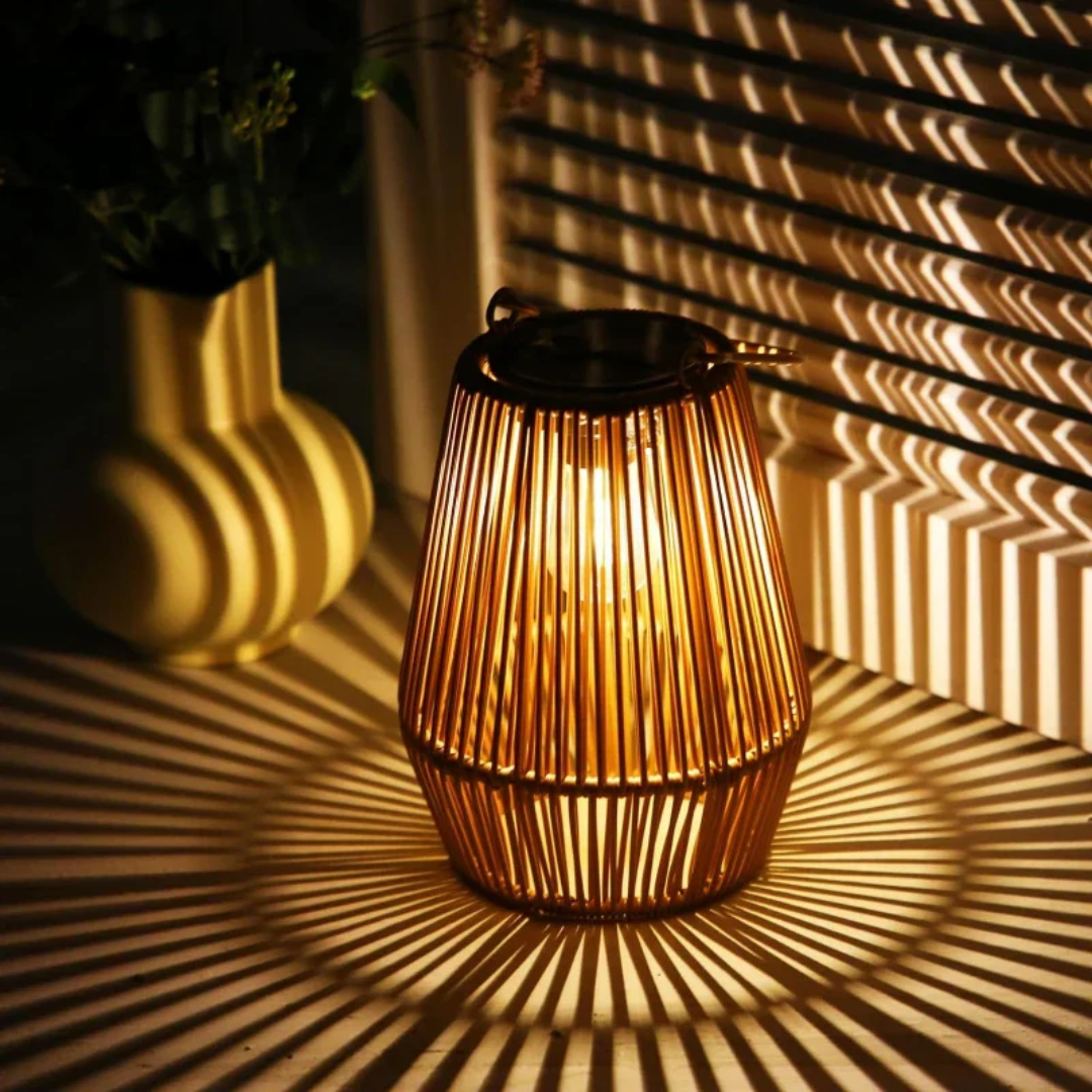 Handwoven Waterproof Solar Garden Lamp