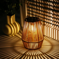 Handwoven Waterproof Solar Garden Lamp