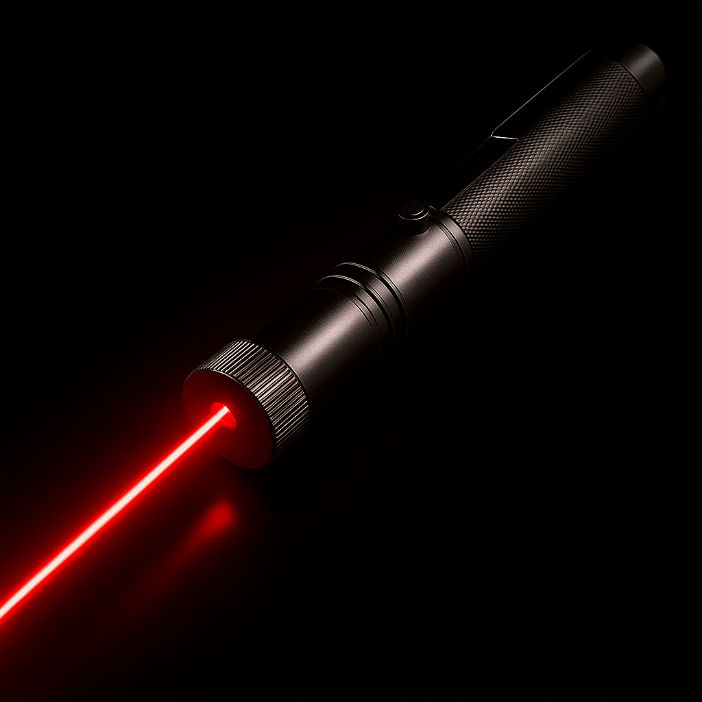 High-Power Laser Pointer with Adjustable Focus