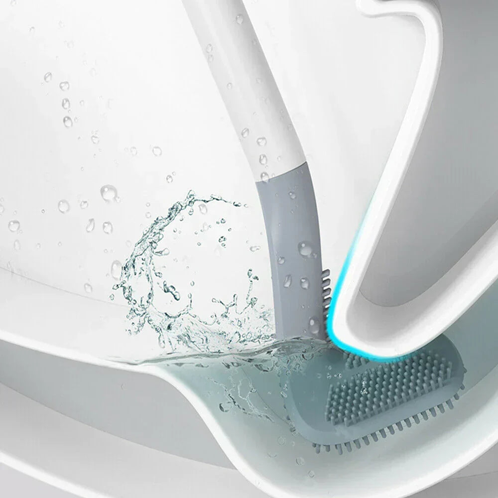 Hygienic Toilet Brush with Flexible Head