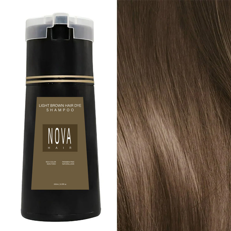 Instant Hair Dye Shampoo with Natural Extracts