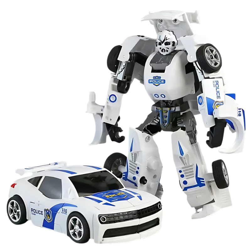 Kids' 2-in-1 Transforming Robot Vehicle Toy