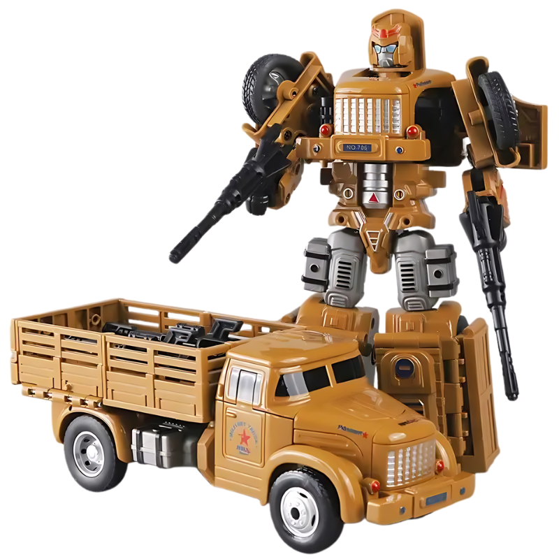 Kids' 2-in-1 Transforming Robot Vehicle Toy