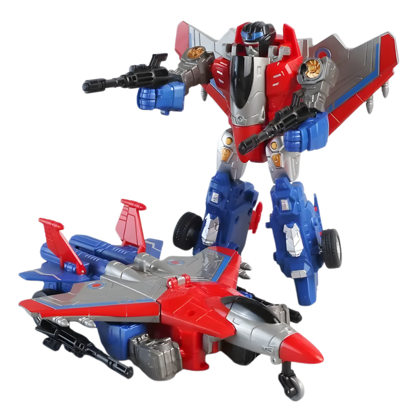 Kids' 2-in-1 Transforming Robot Vehicle Toy